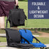 Everlasting Comfort Stadium Seats with Back Support - Adjustable Memory Foam Bleacher Chairs with Back and Cushion