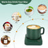 Set, 11oz 3-Temp Settings, Set(Mug VOBAGA Mug Warmer Coffee Warmer for Desk with Ceramic Mug, Auto Shut Off & Smart