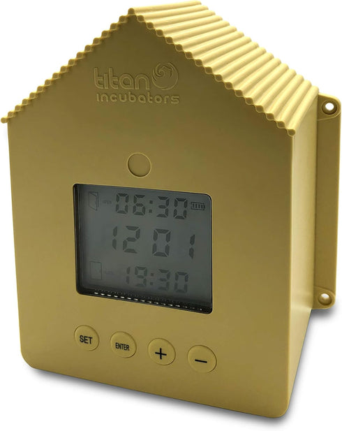Titan Incubators Automatic Chicken Door/Automatic Chicken Coop Door Opener with Timer - Elite