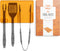 Yukon Glory Orange Tool Resting Mat, BBQ Utensil Holder, Heat-Resistant Non-Stick Silicone Mat for Outdoor Cooking