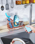 Consumest Sponge Holder for Kitchen Sink: Stainless Steel Sink Caddy with Removable Drip Tray for Soap Storage
