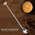 Oumefar Stainless Steel Cocktail Stirrer Spoon, Long Handle Mixing Tool for Beverage Coffee