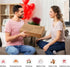 Bamboo Sofa Armrest Tray, Couch Arm Tray with Detachable Cup Holder and Anti-Slip Foldable Table Tray
