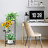 3-Tier Metal Plant Stand for Indoor & Outdoor, Heavy Duty Corner Flower Shelf Display Rack for Living Room Balcony
