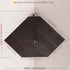 JJL 12 Inch 2 13.3 Inch Corner Shelves, Corner Shelf Wall Mounted with Wire Hole, Tier Deep Wooden Corner Hanging