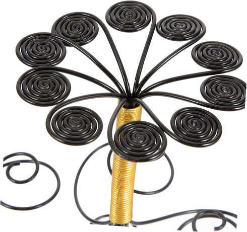 Yardwe Aluminum Wire Flower Stand, Air Plant Planter Holder for Tabletop Display and Decoration