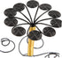 Yardwe Aluminum Wire Flower Stand, Air Plant Planter Holder for Tabletop Display and Decoration