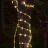 16.5 50 RUICHEN Solar Rope Lights Outdoor String Lights, Ft LED Tube Light Waterproof Copper Wire Fairy Lights