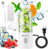 Portable Personal Blender, 17 OZ/500 ML Juicer, 175W Compact Blender for Smoothies, Ice Blending, and Juicing (White)