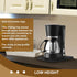 Kitchen Appliance Sliding Tray Coffee Maker Caddy with Rolling Wheels, Under Cabinet Countertop Storage Organizer for