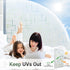 rabbitgoo Window Privacy Film - Frosted Glass Window Film, Decorative Privacy Cling, UV Blocking Static Cling Bathroom