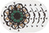 Now Designs Ceramic 4 Shadowvale Coaster Set, Multicolor
