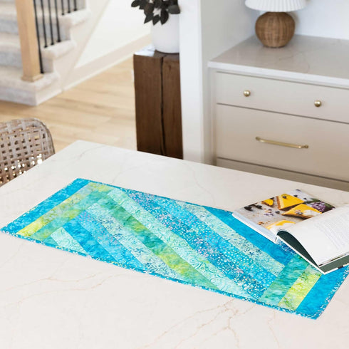 June Tailor Quilt As You Go Table Runner - Natural Jakarta Design