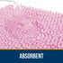 OLANLY U-Shaped Toilet Rugs 24x20, Extra Soft Absorbent Chenille Bathroom Mats, Non-Slip, Machine Washable