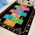 YLZLDKH Counting 31x47 Hopscotch Play Rug Carpet for Kids, ABC Alphabet Number Educational Rug, Children's Game Mat