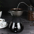 5 Cup Coffee Maker, Chemex Glass Pots, Kaffee Gator, Manual Hand Drip Coffee Maker with Stainless Steel Filter