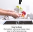 OVENTE Kitchen Personal Blender, 13.5 Ounce Small BPA-Free Jar, Stainless Steel Blades, 180 Watt Electric Mixer, Black