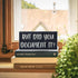 Funny Office Desk Decor - Rustic Wooden Box Sign, "But Did You Document It?" Home Office Decoration