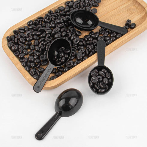 AUEAR 5 Pack Tablespoon Coffee Scoop, Plastic Measuring for Milk Powder and Spices