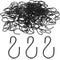 Sratte Mini S Hook for Hanging, 1 Inch Metal S Shaped Iron Wire Hook Hanger, 120 Pcs for Irish Day Decor, Pot Plant,