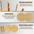 Round Wooden 2 Compartment Coffee Table Organizer, Cup Dispenser Countertop, Lid Organizer for Restaurant Storage