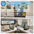 Tell Love 360 Kitchen Sink Caddy, Sponge Holder with Towel Holder, Kitchen Holder for Sink with Degree Rotating Drain