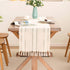 Decorations-Ivory-14 x72, 4-6 Table Runner, Rustic Farmhouse Linen Waterproof Table Runners for Holiday Party, Dresser
