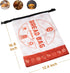 CEvolvulus 2 Pack Reusable Bread Bags for Homemade BreadSourdough Baking SuppliesFreezer Bread Storage Bag, Zipper