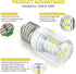 KEI D34L Refrigerator Bulb Replacement, 2 Pack LED for Frigidaire Kenmore Electrolux 5304511738, 110V-240V