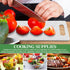2 Pcs Small Kitchen Cutting Board Set, Mini Plastic Boards with Finger Guards, Dishwasher Safe for Food Prep
