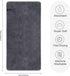 KinHwa Microfiber Hand Towels for Bathroom, Soft and Absorbent Face Towels, 2 Pack Gray