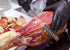 BBQ Smoked Brisket Knife for Meat Carving and Slicing - 11 Inch Blade with Granton Edge