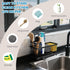 Tell Love 360 Kitchen Sink Caddy, Sponge Holder with Towel Holder, Kitchen Holder for Sink with Degree Rotating Drain
