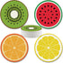 zcyhtqp , Funny Absorbent Round Ceramic Stone Coasters Set of 4 with Cork