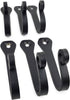 Claimed Corner Cast Iron Wall Mounted Coat Hook - 5 Pack Multi-Purpose for Towel, Hat, Scarf
