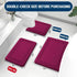 Grandaily Memory Foam Bath Mat Rug 30x20, Ultra Soft, Non-Slip and Absorbent Bathroom Rugs, Machine Wash Dry, Comfortable Bath Rug Carpet for Bathroom Floor, Tub and Shower, Burgundy