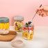 6-pack 16 oz YUNCANG Overnight Oats Containers with Airtight Lids, Wide Mouth Mason Salad jars, Glass Food Storage
