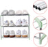 Closet (3-Tier, Jucaifu Stackable Small Shoe Rack, Entryway, Hallway and Space Saving Storage and Organization Green)