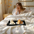 15.8 10.2 1.4" MAONAME Black Decorative Tray for Coffee Table, Modern Serving Tray with Handles, Plastic Rectangular