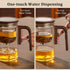800ml/27.1oz Enchant Tea Pot - Witchcraft Magic Glass Teapot, Magnetic Water Separation Design, Borosilicate Infuser