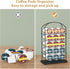 K Cups Holder, Coffee Pod Organizer for Coffee Bar, Home or Office Kitchen Counter (Capacity of 30 Pods, Black)