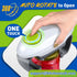 Higher Torque Electric Jar Opener for Seniors with Arthritis, Hands Free Battery Operated, White