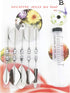 3D 60 Nozzles Woohome Art Cake Tools, Gelatin Jelly Tools Includes PCS Gelatin Tools and Making Pudding Pastry for Cake