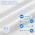 18" (60'' 80'') Queen Mattress Protector, Waterproof Mattress Cover with Deep Pocket Bed Cover, Fitted Sheet Style