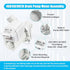 4681EA1007A DP040-012 Washer Drain Pump Assembly Compatible with LG WT1501CW WT1201CV WT1201CW