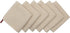 Mia'sDream Natural Cotton Dish Cloths, Absorbent Waffle Weave Kitchen Towels, 12x12 inch, 6 Pack (Beige)