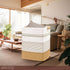 AINUOQI 85L Large Laundry Hamper Basket, Cotton Rope Woven Storage Bin for Blankets, Dirty Clothes Toys, Decorative