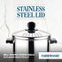 Farberware Classic Series 8-Quart Stainless Steel Covered Straining Stockpot with Lid, Silver