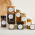Talented Kitchen 144 Spice Labels Stickers - Preprinted White Spice Jar Labels for Organization, Water Resistant