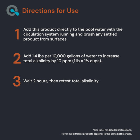5lb Swimming MAV AquaDoc Pool Alkalinity Increaser - - Sodium Bicarbonate Alkalinity Increaser for Pools - pH Increaser